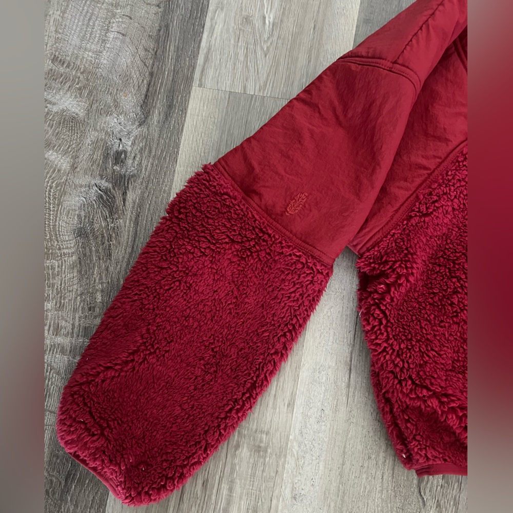 Free People Adventure Awaits Fleece Sherpa Hooded Jacket - Picture 12 of 12